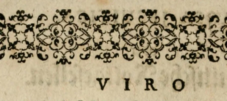 An illustration from Rosa jesuitica, oder, Jesuitische Rottgesellen : das ist, eine Frag, ob die zween Orden der genandten Ritter von der Heerscharen Jesu vnd der Rosen-Creutzer ein einiger Orden sey : darinnen der Vrsprung aller beeder Orden, auch ihr Thun und Vorhaben, klärlich für Augen gestellt wirdt, auch andere intercidentes quaestiones solvirt werden, 1620, leaf 6