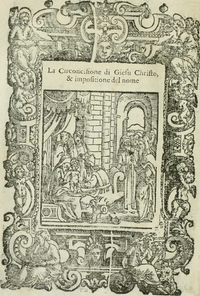 An illustration from Rosario della gloriosa Vergine Maria : con le stationi, & indulgentie delle chiese di Roma per tutto l'anno : di nuouo stampato, & ricorretto con nuoue & belle figure adornato, 1591, leaf 131