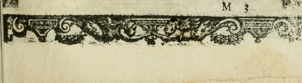 An illustration from Rosario della gloriosa Vergine Maria : con le stationi, & indulgentie delle chiese di Roma per tutto l'anno : di nuouo stampato, & ricorretto con nuoue & belle figure adornato, 1591, leaf 182