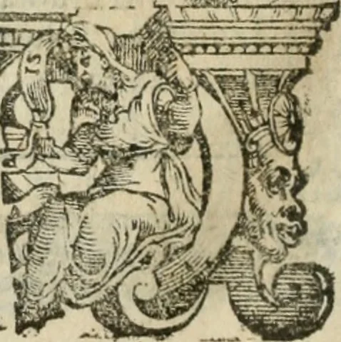 An illustration from Rosario della gloriosa Vergine Maria : con le stationi, & indulgentie delle chiese di Roma per tutto l'anno : di nuouo stampato, & ricorretto con nuoue & belle figure adornato, 1591, leaf 237