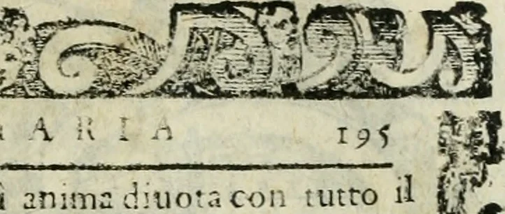 An illustration from Rosario della gloriosa Vergine Maria : con le stationi, & indulgentie delle chiese di Roma per tutto l'anno : di nuouo stampato, & ricorretto con nuoue & belle figure adornato, 1591, leaf 390