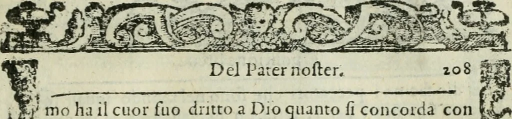 An illustration from Rosario della gloriosa Vergine Maria : con le stationi, & indulgentie delle chiese di Roma per tutto l'anno : di nuouo stampato, & ricorretto con nuoue & belle figure adornato, 1591, leaf 416