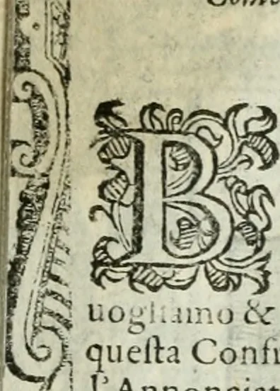 An illustration from Rosario della gloriosa Vergine Maria : con le stationi, & indulgentie delle chiese di Roma per tutto l'anno : di nuouo stampato, & ricorretto con nuoue & belle figure adornato, 1591, leaf 44