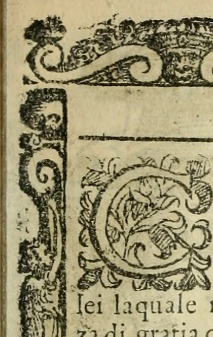 An illustration from Rosario della gloriosa Vergine Maria : con le stationi, & indulgentie delle chiese di Roma per tutto l'anno : di nuouo stampato, & ricorretto con nuoue & belle figure adornato, 1591, leaf 98