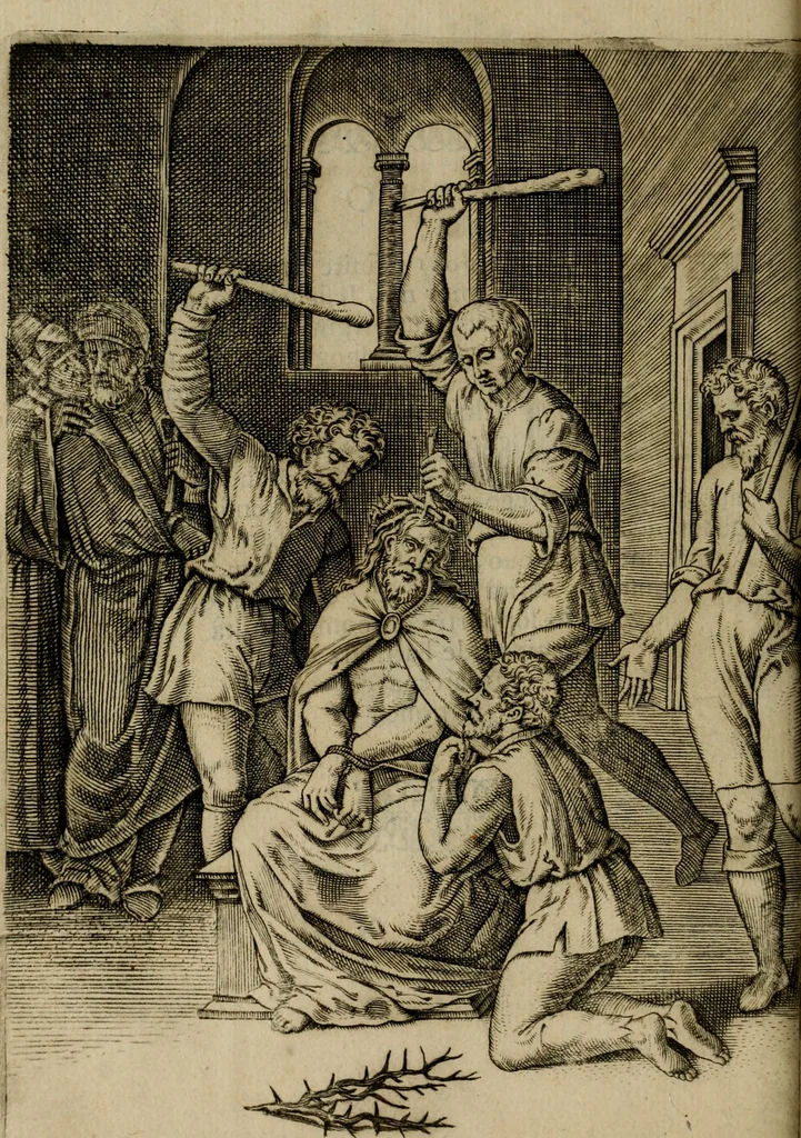 An illustration from Rosario figvrato della Sacratissima Vergine Maria, Madre di Dio, nostra avocata, 1578, leaf 139
