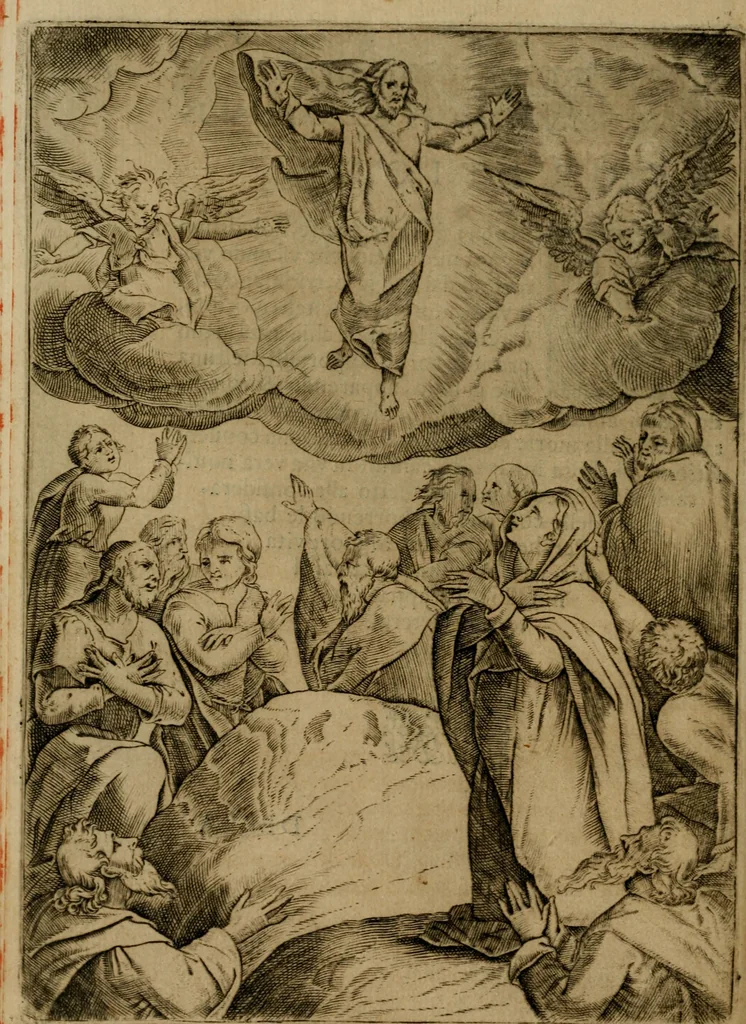 An illustration from Rosario figvrato della Sacratissima Vergine Maria, Madre di Dio, nostra avocata, 1578, leaf 189