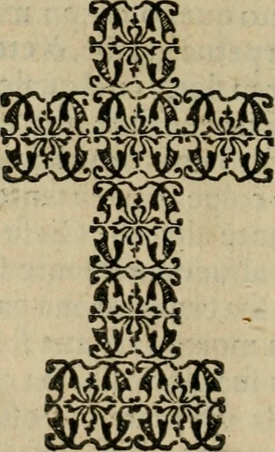 An illustration from Rosario figvrato della Sacratissima Vergine Maria, Madre di Dio, nostra avocata, 1578, leaf 195