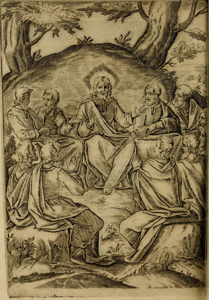 An illustration from Rosario figvrato della Sacratissima Vergine Maria, Madre di Dio, nostra avocata, 1578, leaf 233