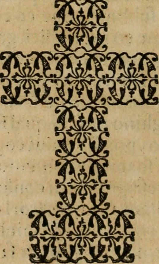 An illustration from Rosario figvrato della Sacratissima Vergine Maria, Madre di Dio, nostra avocata, 1578, leaf 25