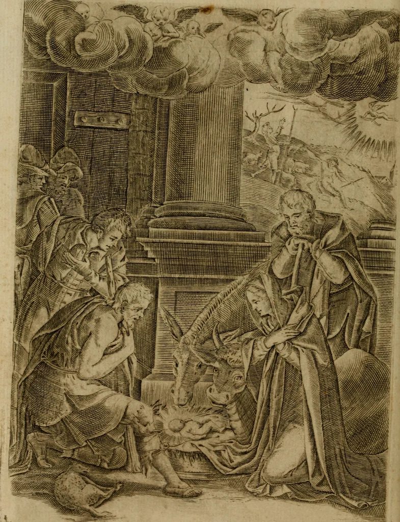 An illustration from Rosario figvrato della Sacratissima Vergine Maria, Madre di Dio, nostra avocata, 1578, leaf 89
