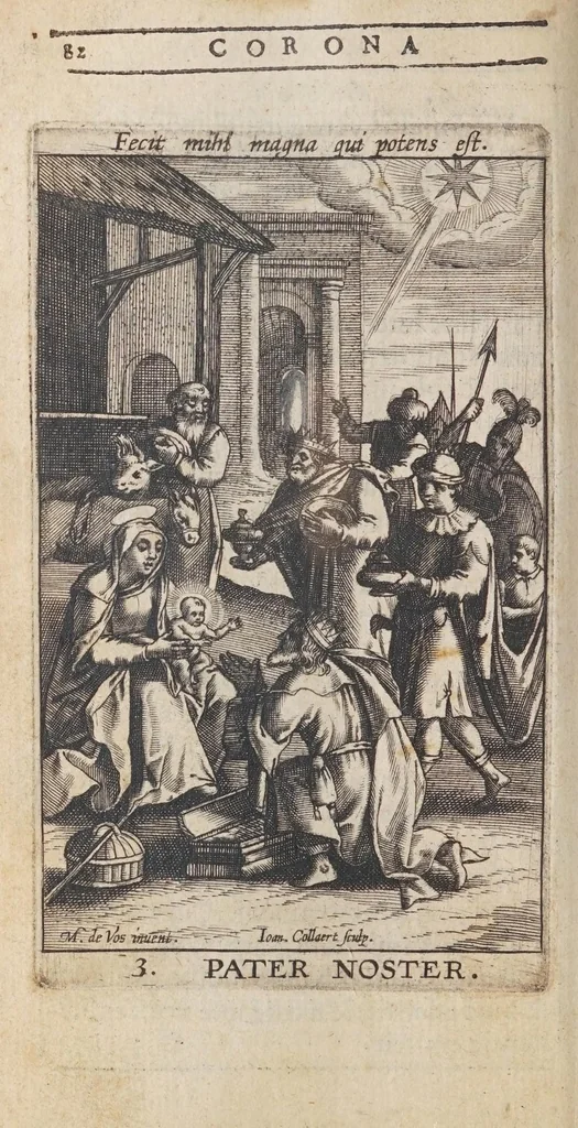 An illustration from Rosarium, siue, Psalterium Beatae Virginis Mariae, 1602, leaf 108