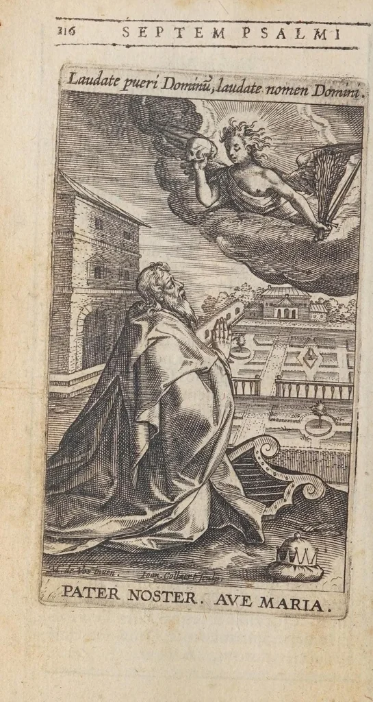 An illustration from Rosarium, siue, Psalterium Beatae Virginis Mariae, 1602, leaf 142