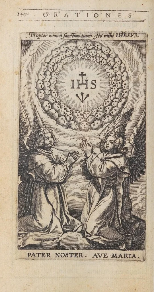 An illustration from Rosarium, siue, Psalterium Beatae Virginis Mariae, 1602, leaf 166