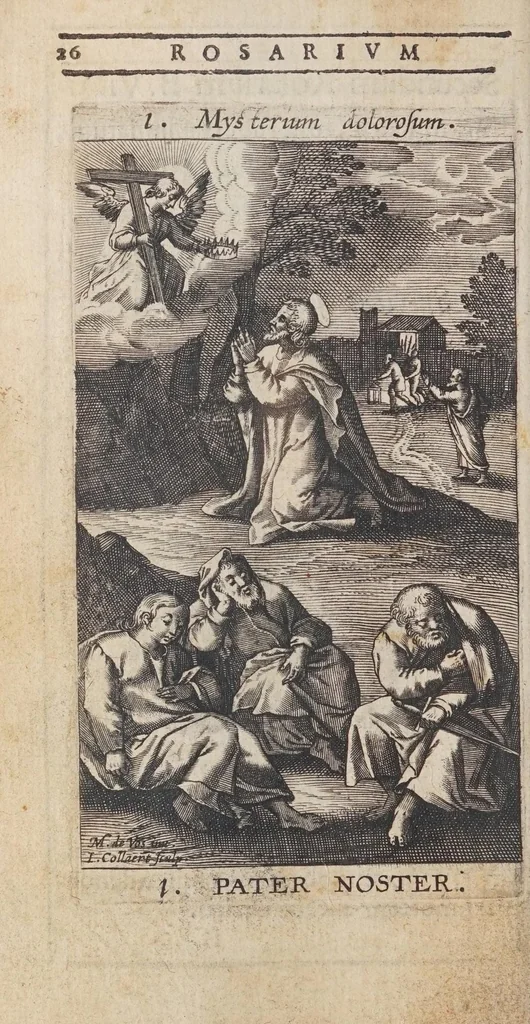 An illustration from Rosarium, siue, Psalterium Beatae Virginis Mariae, 1602, leaf 52