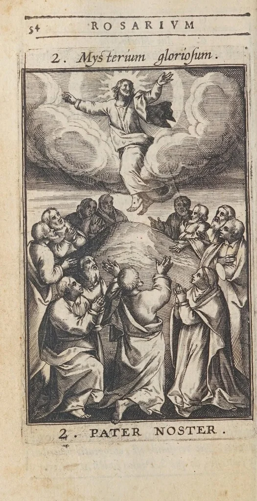 An illustration from Rosarium, siue, Psalterium Beatae Virginis Mariae, 1602, leaf 80