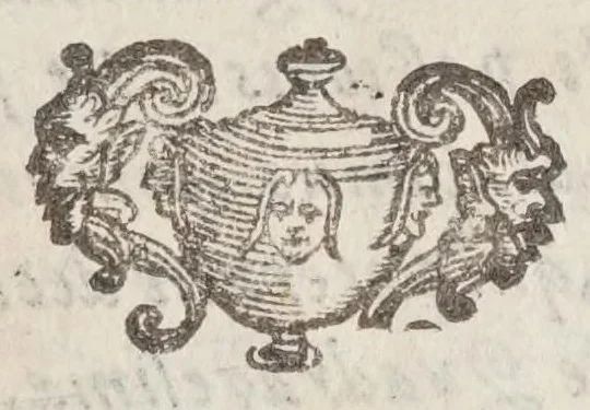 An illustration from Rosarivm avrevm B. Mariae Virginis : non solvm verbi dei concionatoribus, & ecclesiarum curatis valde, 1592, leaf 5