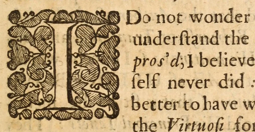An illustration from Rosemary and bayes : or, Animadversions upon a treatise called The rehearsall trans-prosed .., 1672, leaf 7