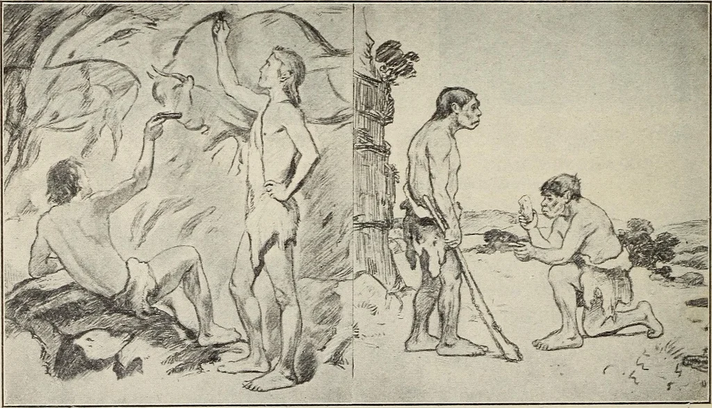 An illustration from Rosicrucian fundamentals : an exposition of the Rosicrucian synthesis of religion, science and philosophy, in fourteen complete instructions, 1920, leaf 55
