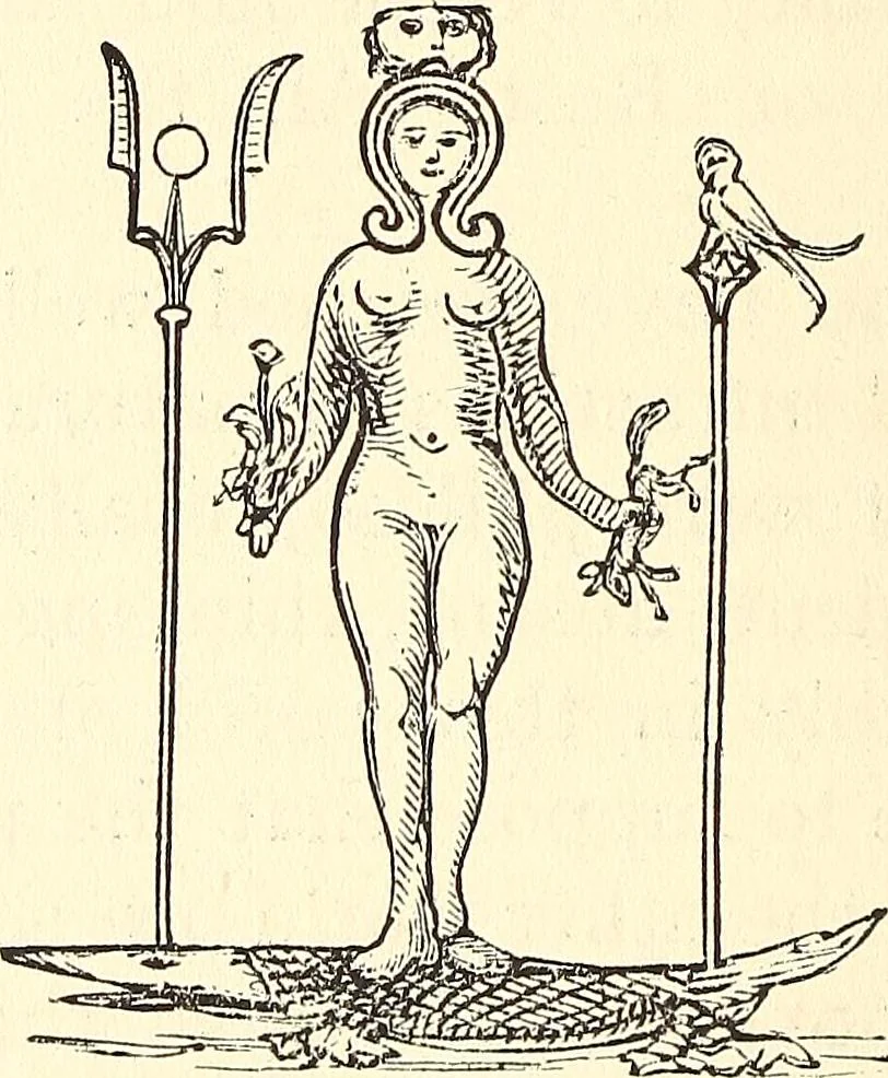 An illustration from The Rosicrucians, their rites and mysteries, 1921, leaf 247
