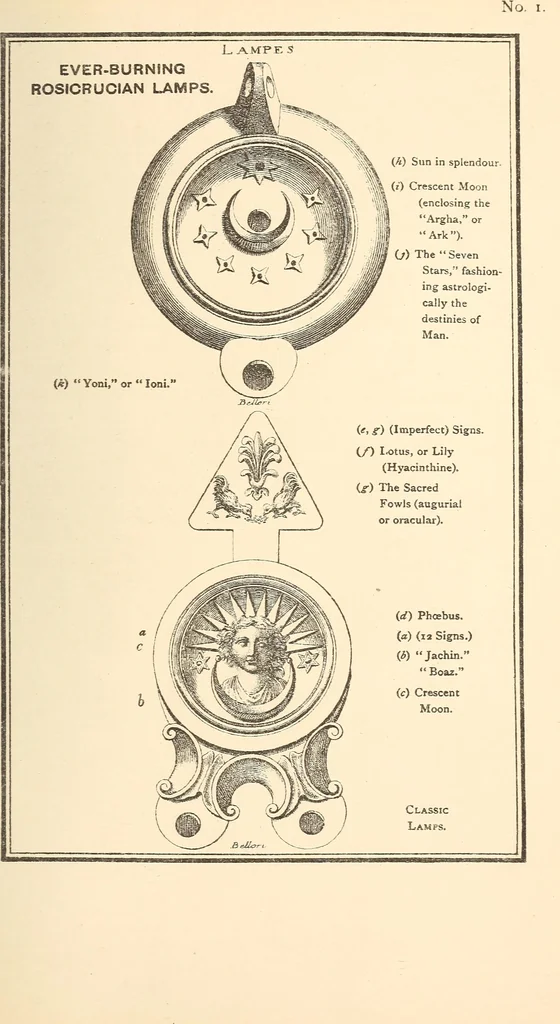 An illustration from The Rosicrucians, their rites and mysteries, 1921, leaf 488