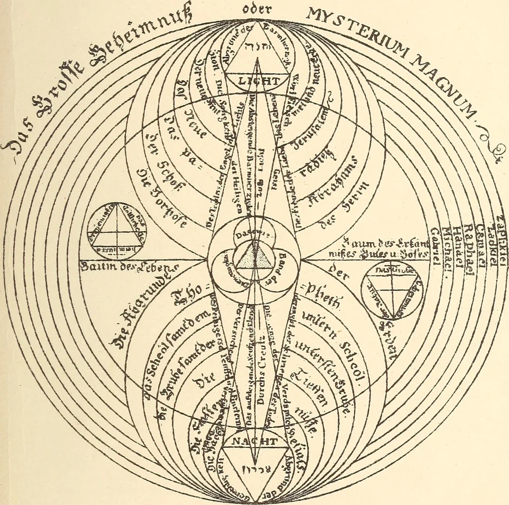 An illustration from The Rosicrucians, their rites and mysteries, 1921, leaf 498
