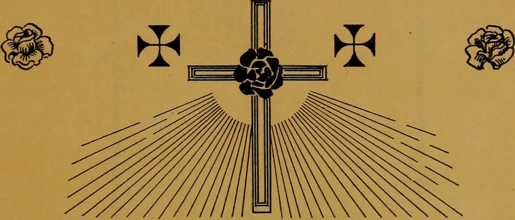 An illustration from Rosicrvcian symbology; a treatise wherein the discerning ones will find the elements of constructive symbology and certain other things, 1916, leaf 8