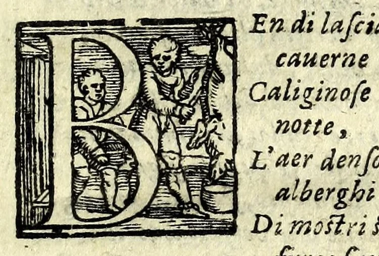An illustration from Rosmilla : tragedia, 1622, leaf 11