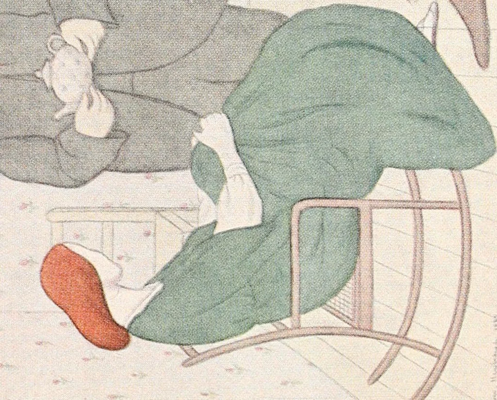 An illustration from Rossetti and his circle, 1922, leaf 38
