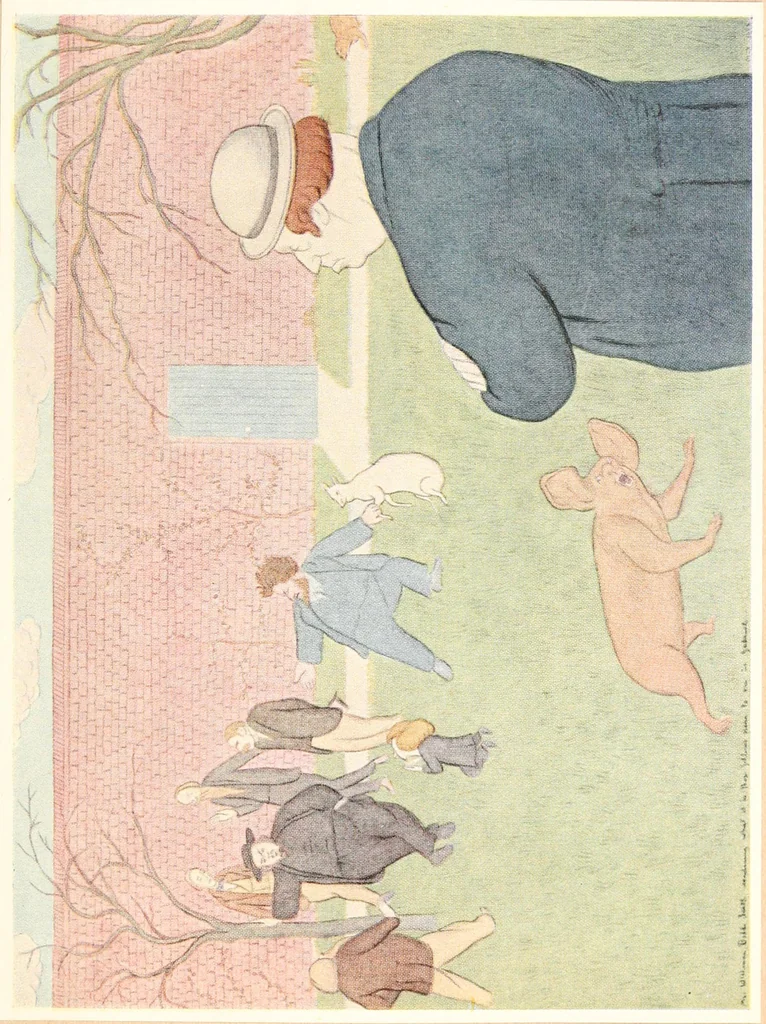 An illustration from Rossetti and his circle, 1922, leaf 74