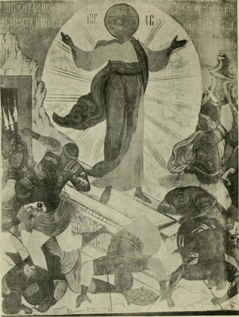An illustration from Rostov Veliki. Uglich, 1913, leaf 115