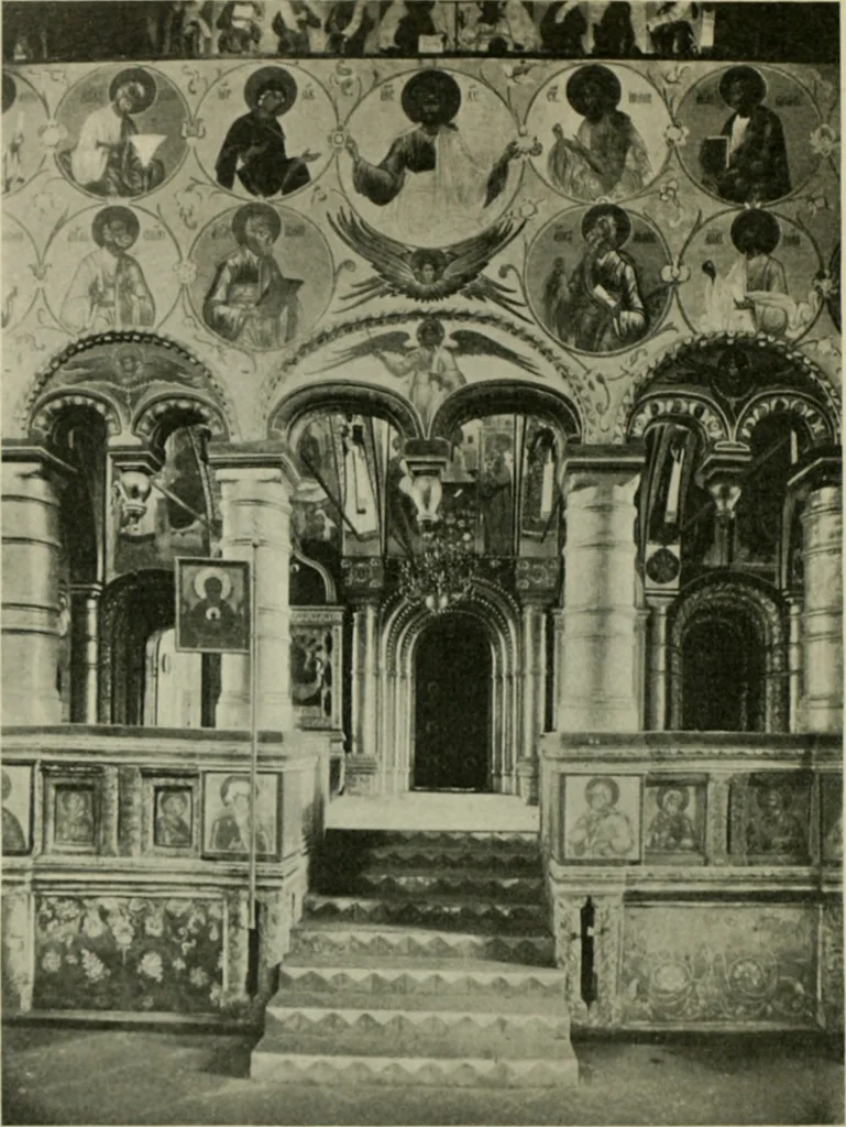An illustration from Rostov Veliki. Uglich, 1913, leaf 117