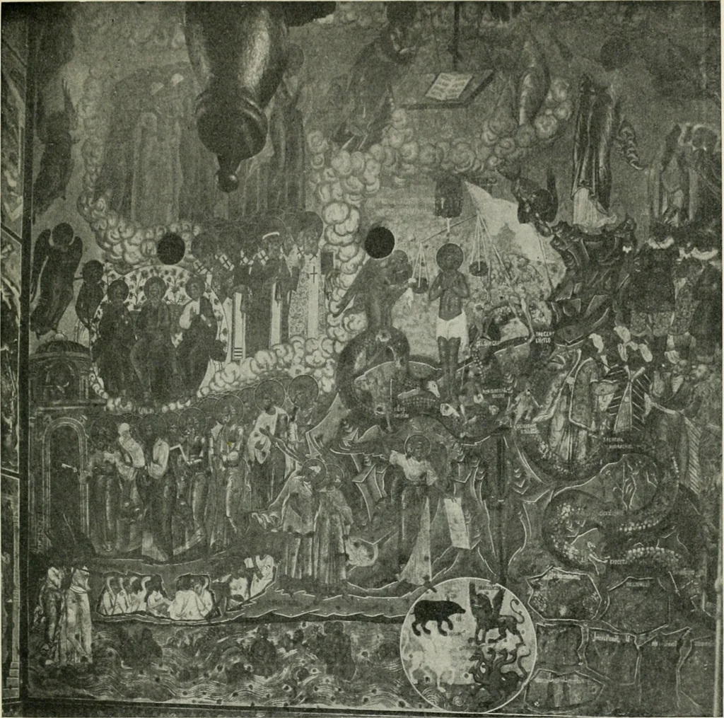 An illustration from Rostov Veliki. Uglich, 1913, leaf 118