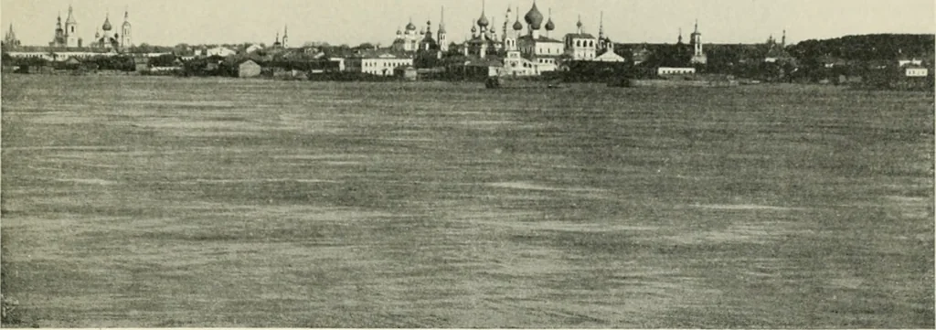 An illustration from Rostov Veliki. Uglich, 1913, leaf 144