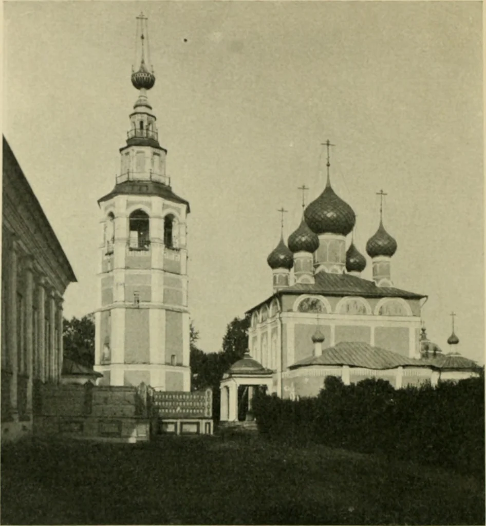 An illustration from Rostov Veliki. Uglich, 1913, leaf 157