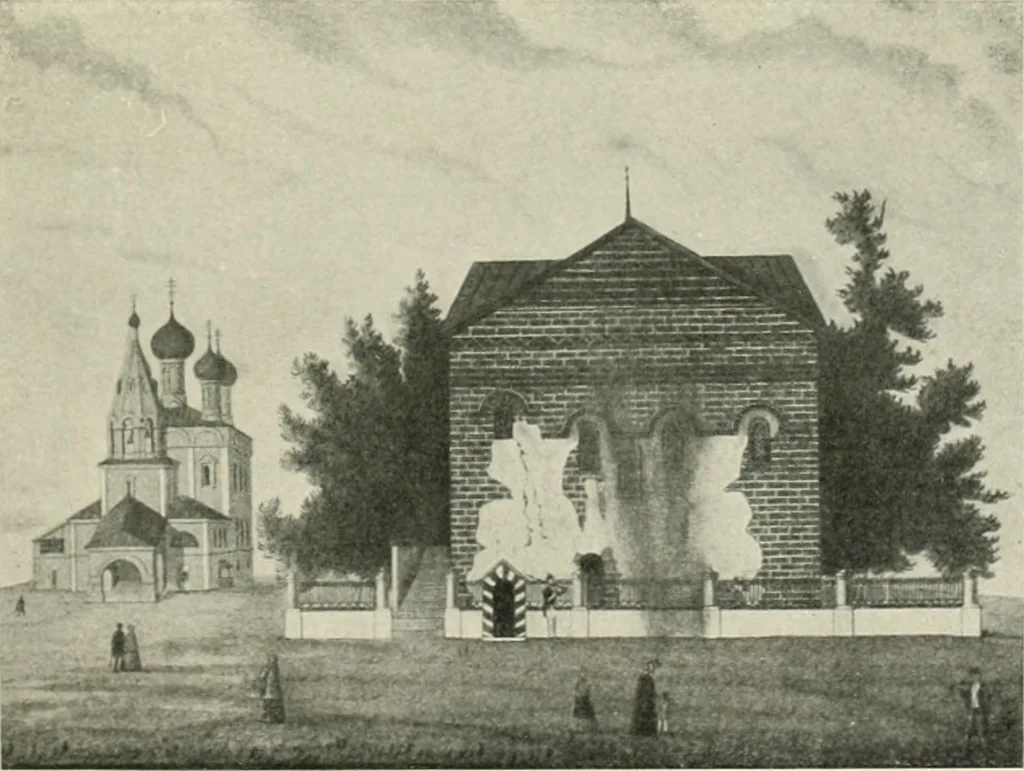 An illustration from Rostov Veliki. Uglich, 1913, leaf 158