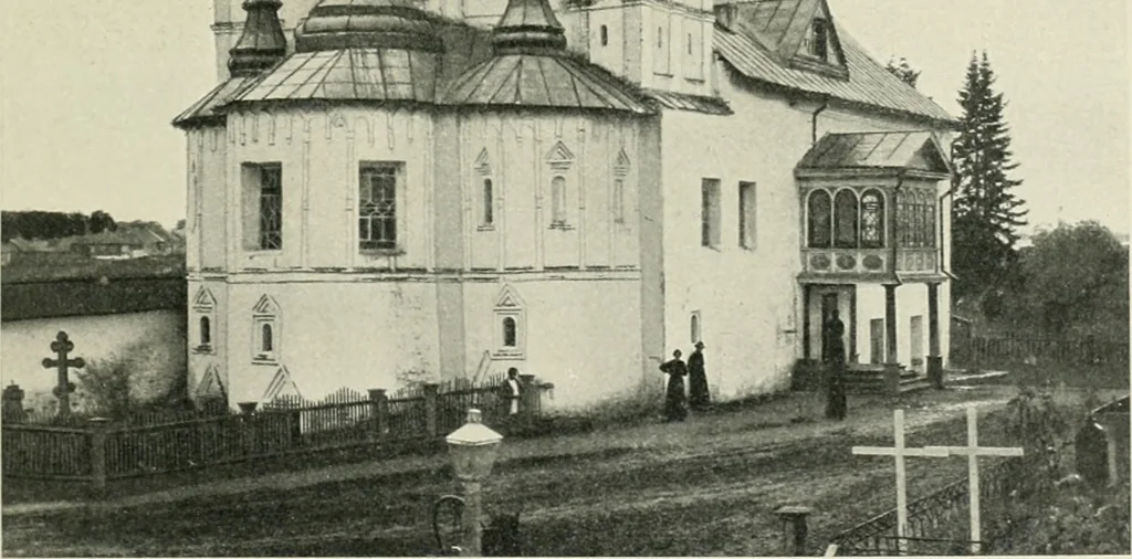 An illustration from Rostov Veliki. Uglich, 1913, leaf 160