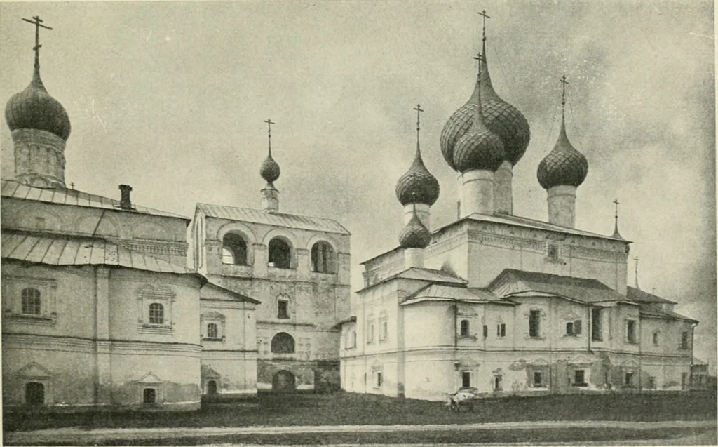 An illustration from Rostov Veliki. Uglich, 1913, leaf 166