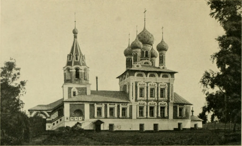 An illustration from Rostov Veliki. Uglich, 1913, leaf 179