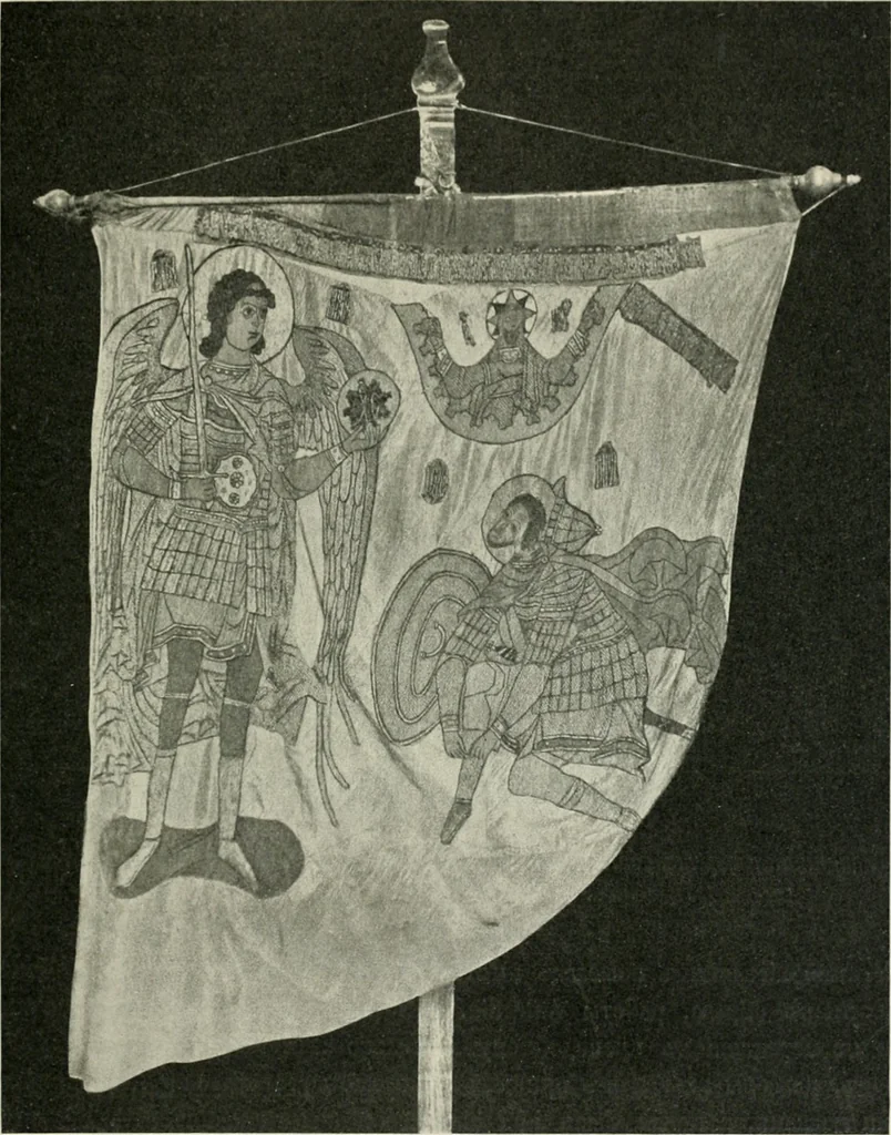 An illustration from Rostov Veliki. Uglich, 1913, leaf 58
