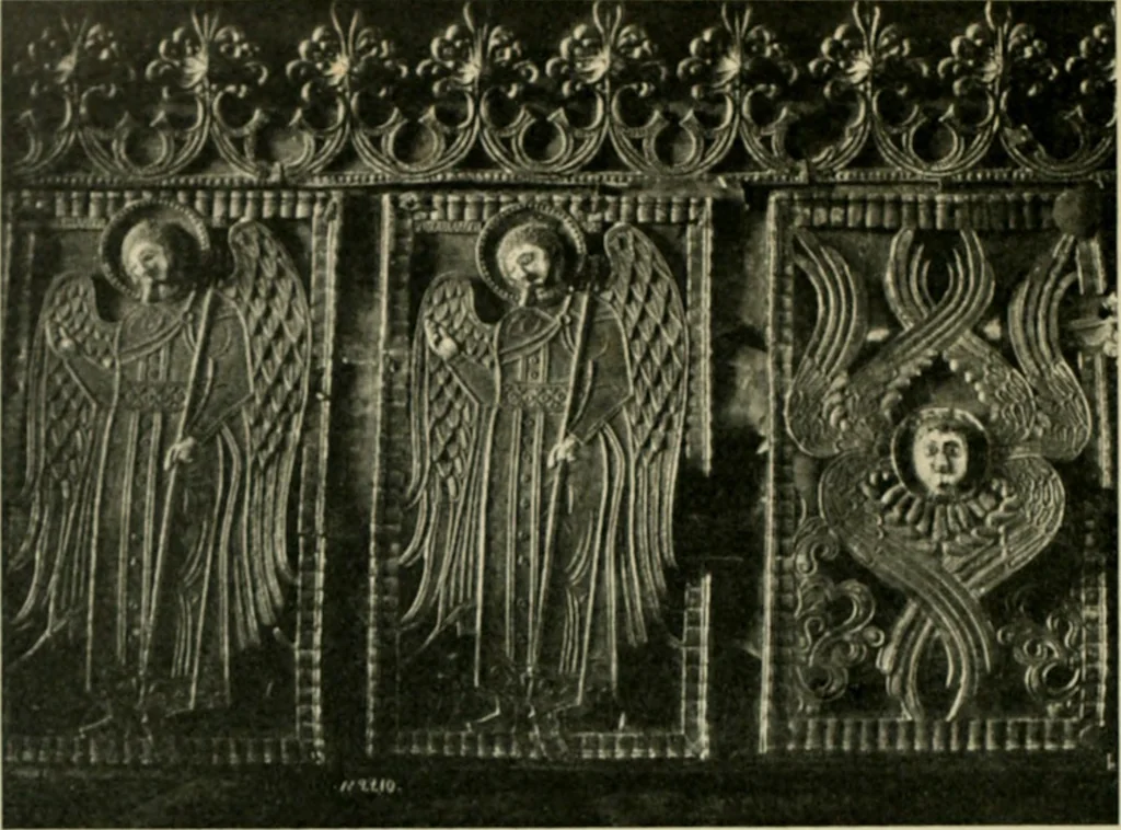 An illustration from Rostov Veliki. Uglich, 1913, leaf 83