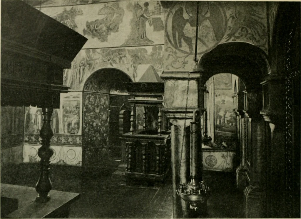 An illustration from Rostov Veliki. Uglich, 1913, leaf 89