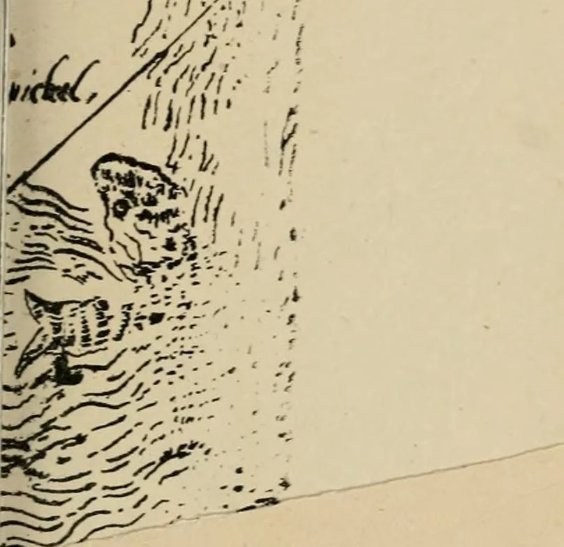 An illustration from Roteiro de Lisboa a Goa, annotado por João de Andrade Corvo, 1882, leaf 48