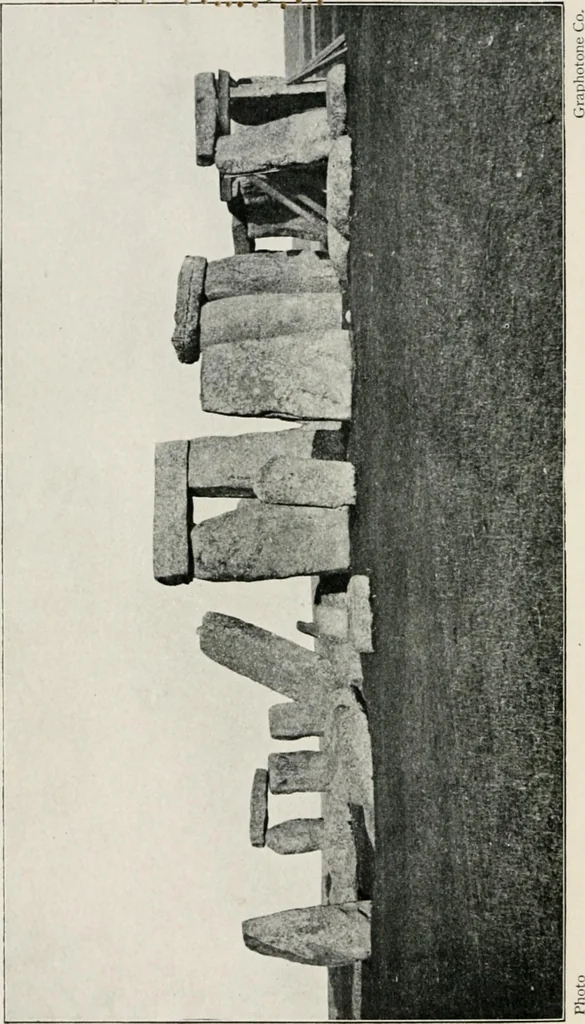 An illustration from Rough stone monuments and their builders, 1912, leaf 11