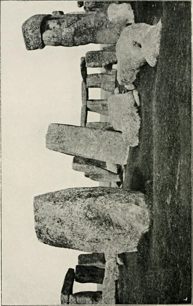 An illustration from Rough stone monuments and their builders, 1912, leaf 37