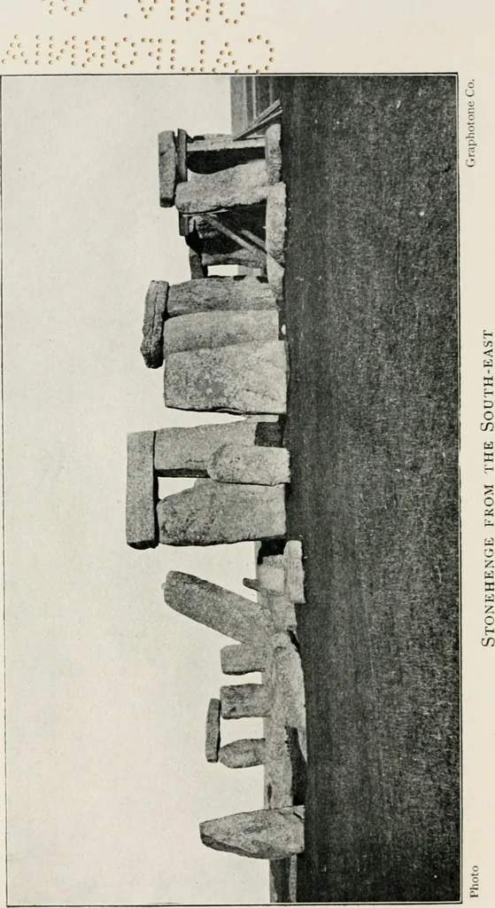 An illustration from Rough stone monuments and their builders, 1912, leaf 9