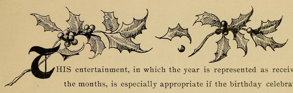 An illustration from A round of birthdays, 1897, leaf 17