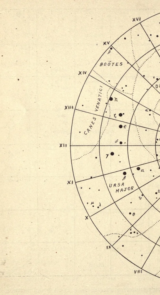 An illustration from Round the year with the stars, the chief beauties of the starry heavens as seen with the naked eye ., 1910, leaf 146