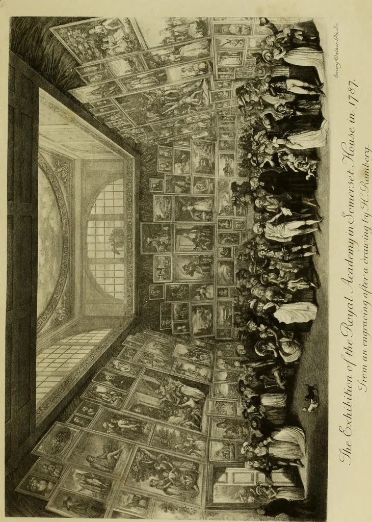 An illustration from The Royal Academy and its members 1768-1830, 1905, leaf 146