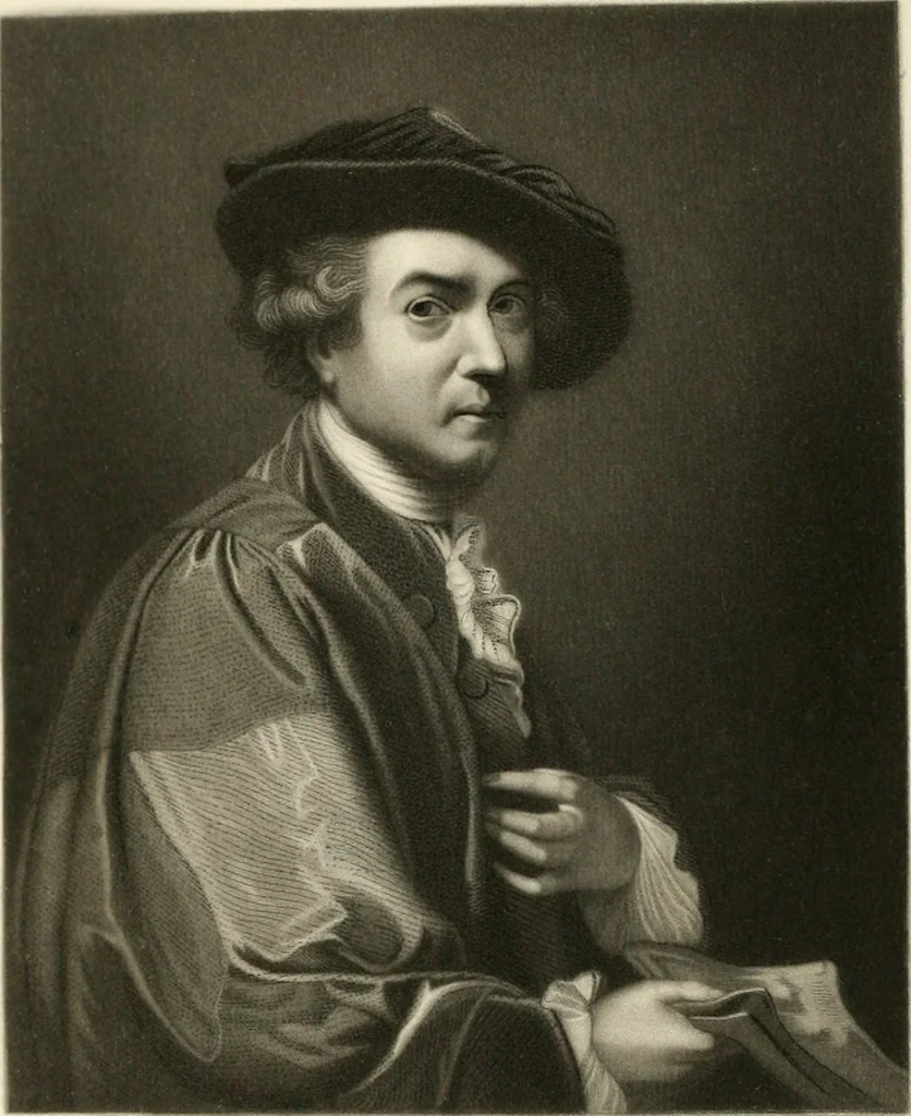 An illustration from The Royal Academy of Arts; a complete dictionary of contributors and their work from its foundation in 1769 to 1904, 1905, leaf 9
