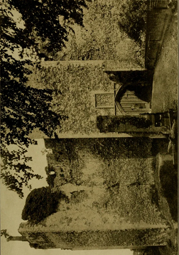 An illustration from Royal castles of England; comprising an account of those ancient fortresses which from the days of William the Conqueror either were the homes of English sovereigns or have been intimately associated with the history and romance of their lives, 1913, leaf 240